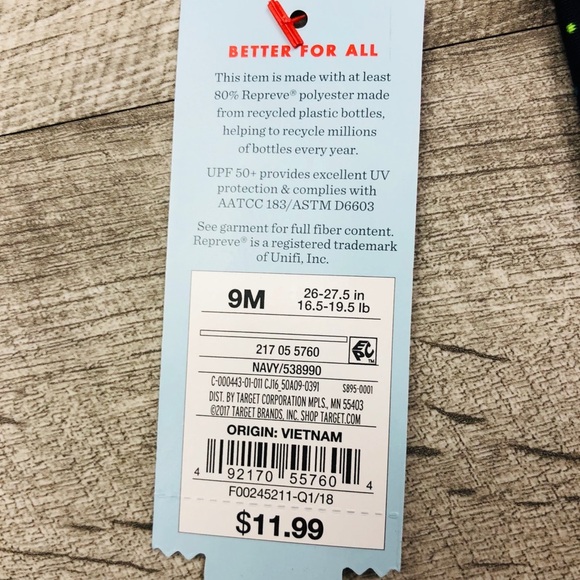 NWT CAT AND JACK BABY TODDLER SWIMSUIT SET TUTU - Picture 3 of 7